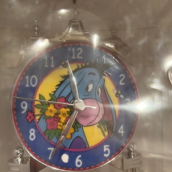 Vintage NEW IN open BOX DISNEY ANNIVERSARY CLOCK/EEYORE! Collectible - Picture 4 of 8